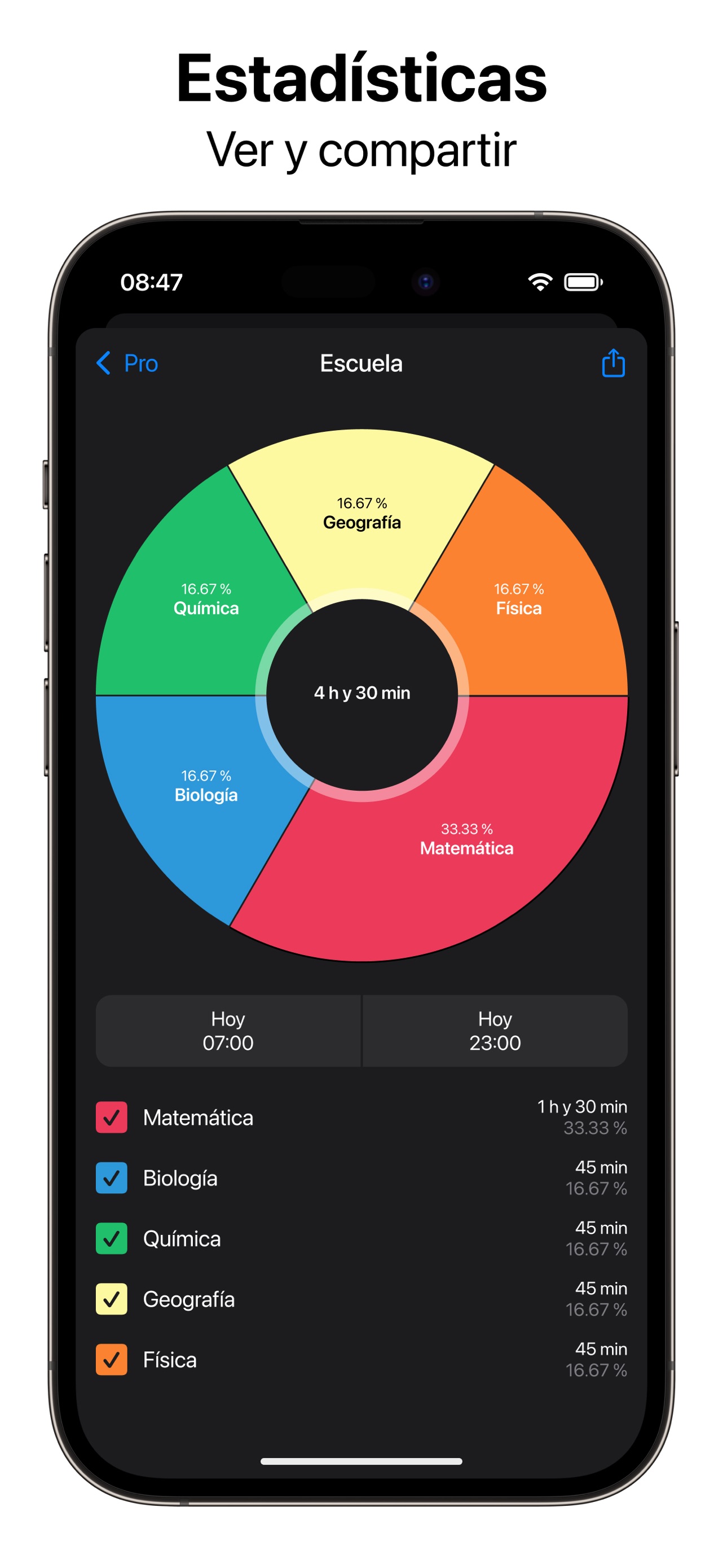Captura de pantalla de Agenda Personal y Horario: La Revolución de la Gestión Académica Digital