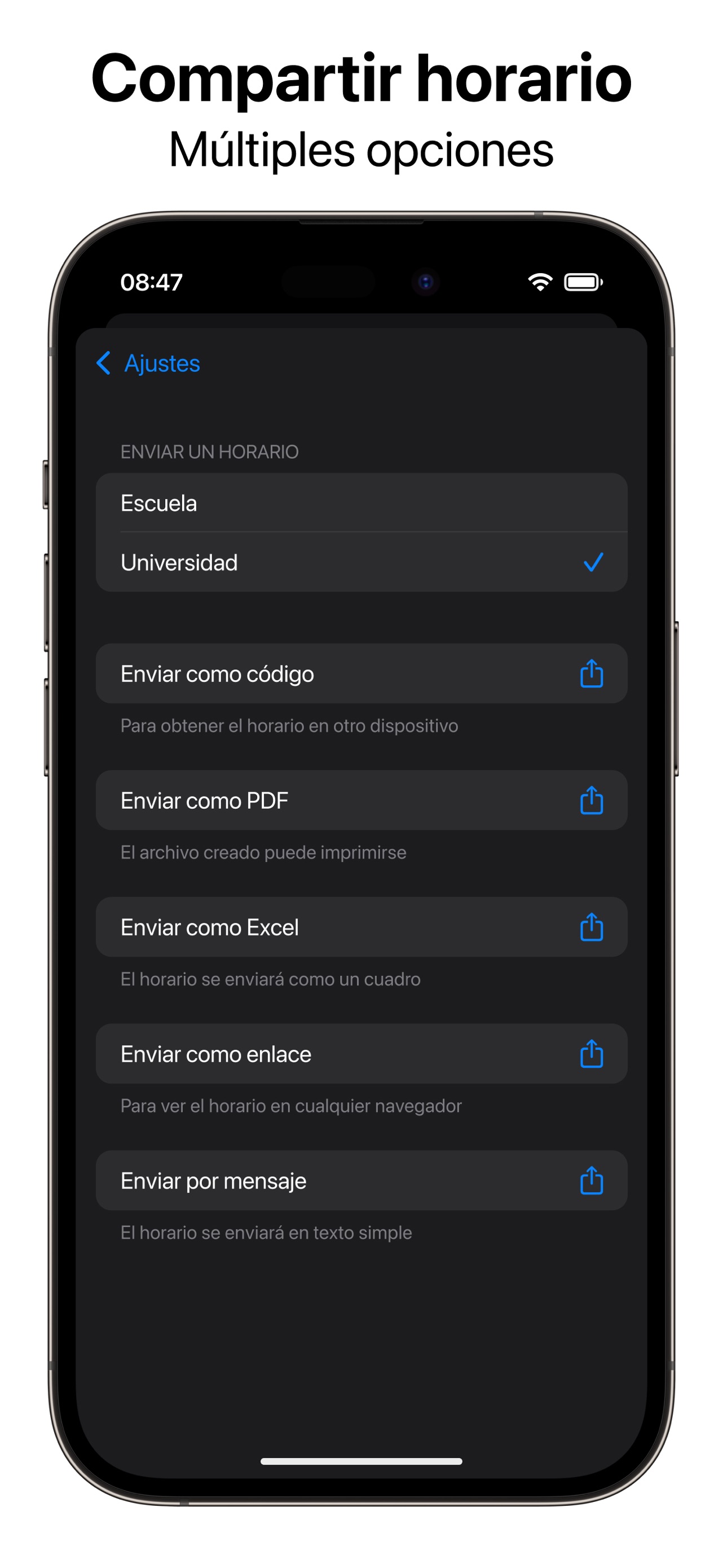 Captura de pantalla de Agenda Personal y Horario: La Revolución de la Gestión Académica Digital