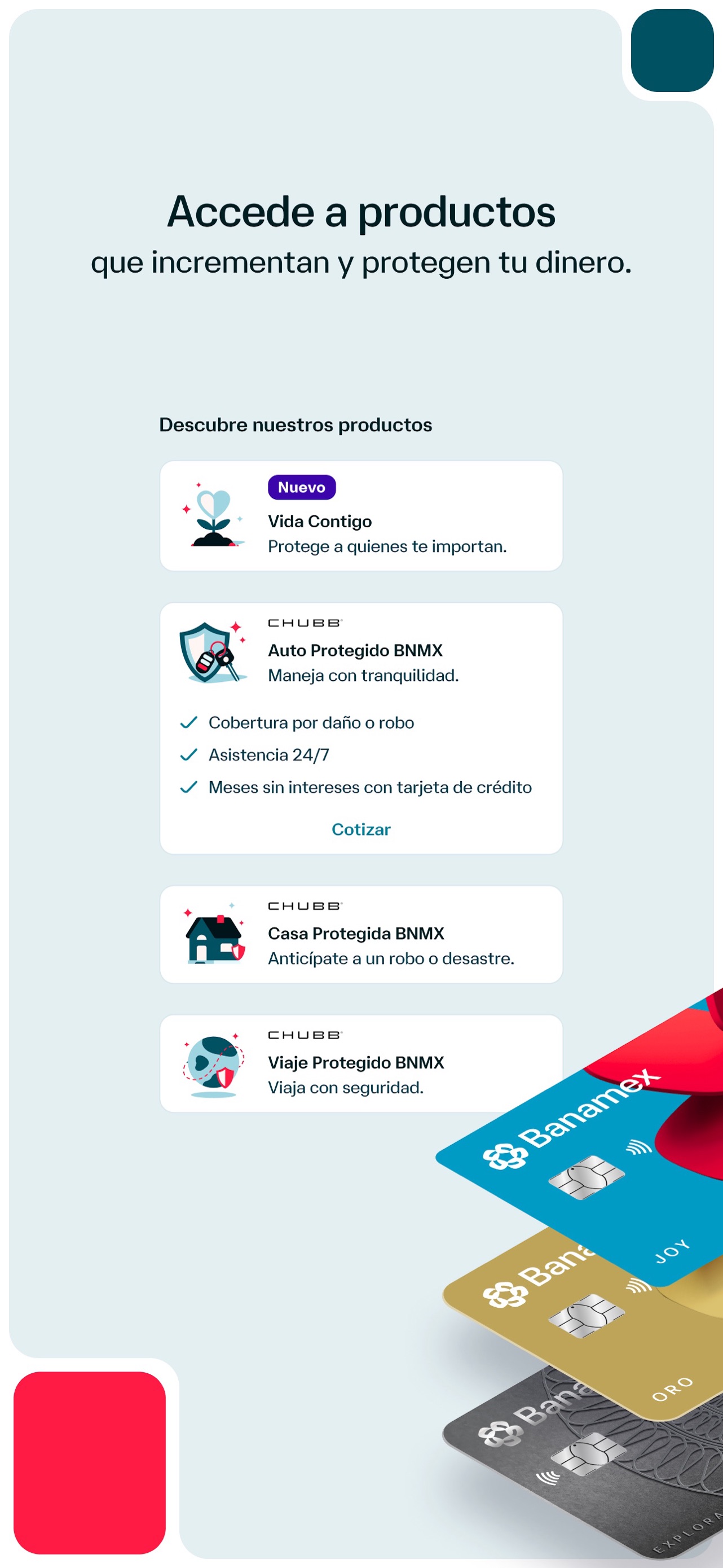 Captura de pantalla de App Banamex: Análisis Completo de la App