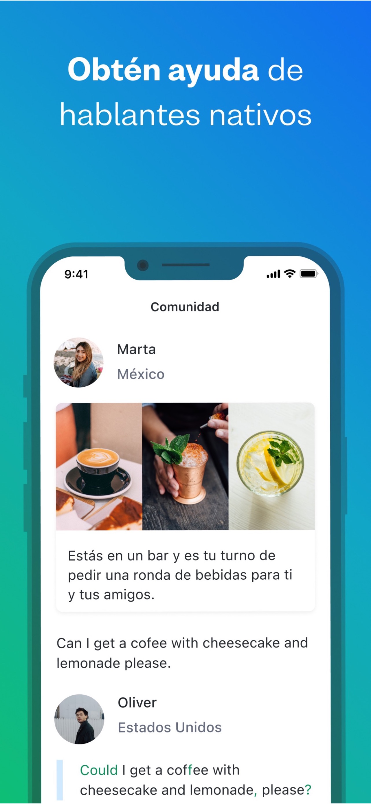 Captura de pantalla de Busuu Aprender idiomas, inglés: Análisis Completo de la App