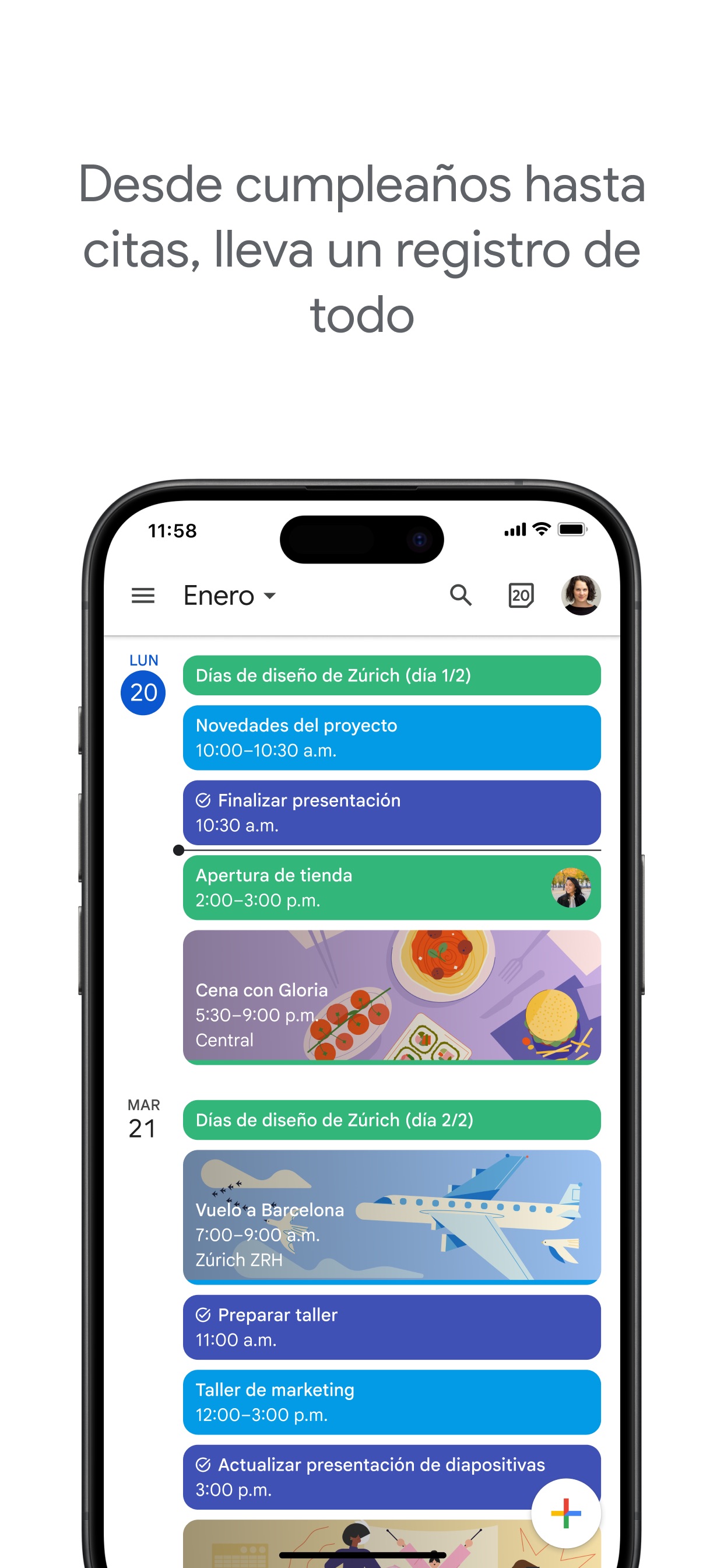 Captura de pantalla de Calendario de Google: La Evolución Definitiva de la Gestión de Tiempo