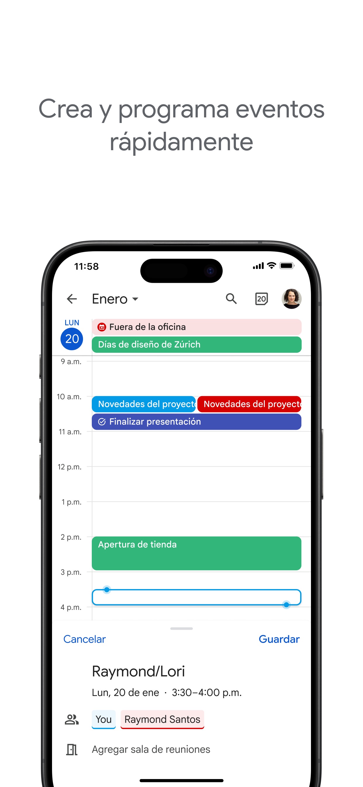 Captura de pantalla de Calendario de Google: La Evolución Definitiva de la Gestión de Tiempo