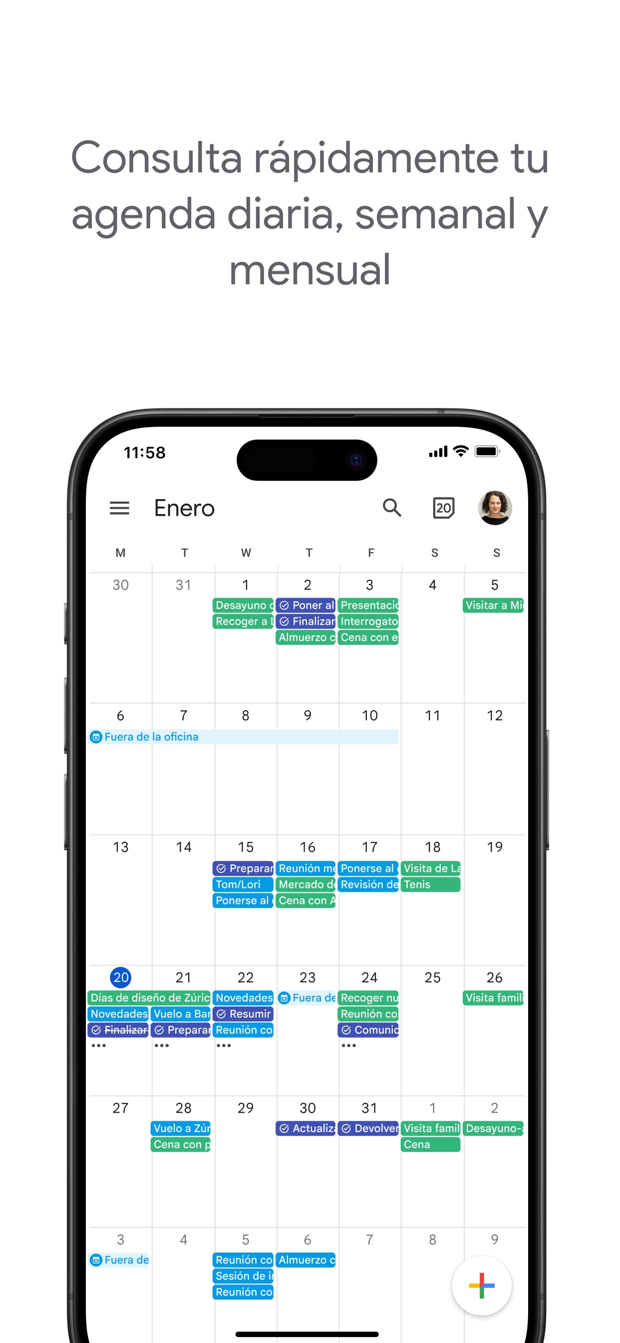 Captura de pantalla de Calendario de Google: La Evolución Definitiva de la Gestión de Tiempo