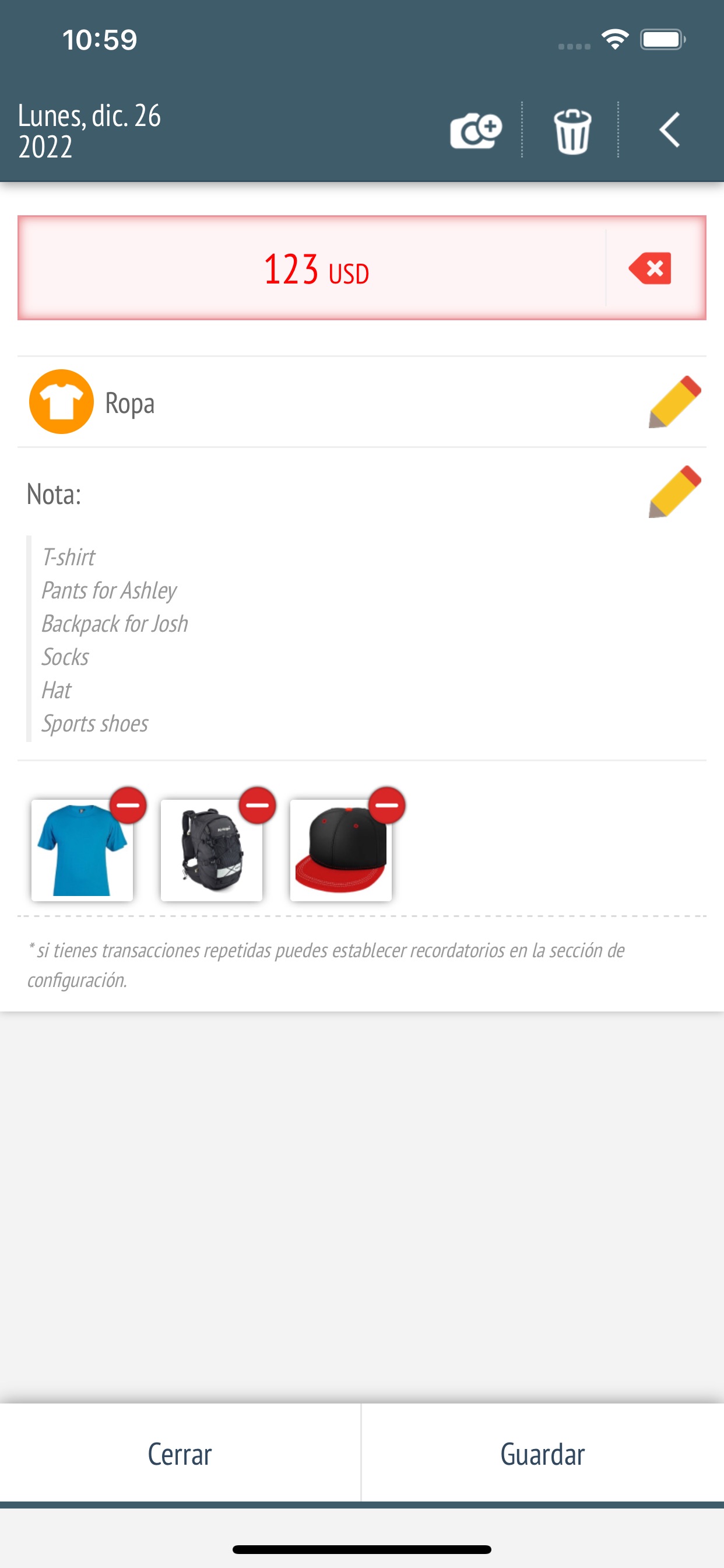 Captura de pantalla de Control de gastos y dinero: Análisis Completo de la App