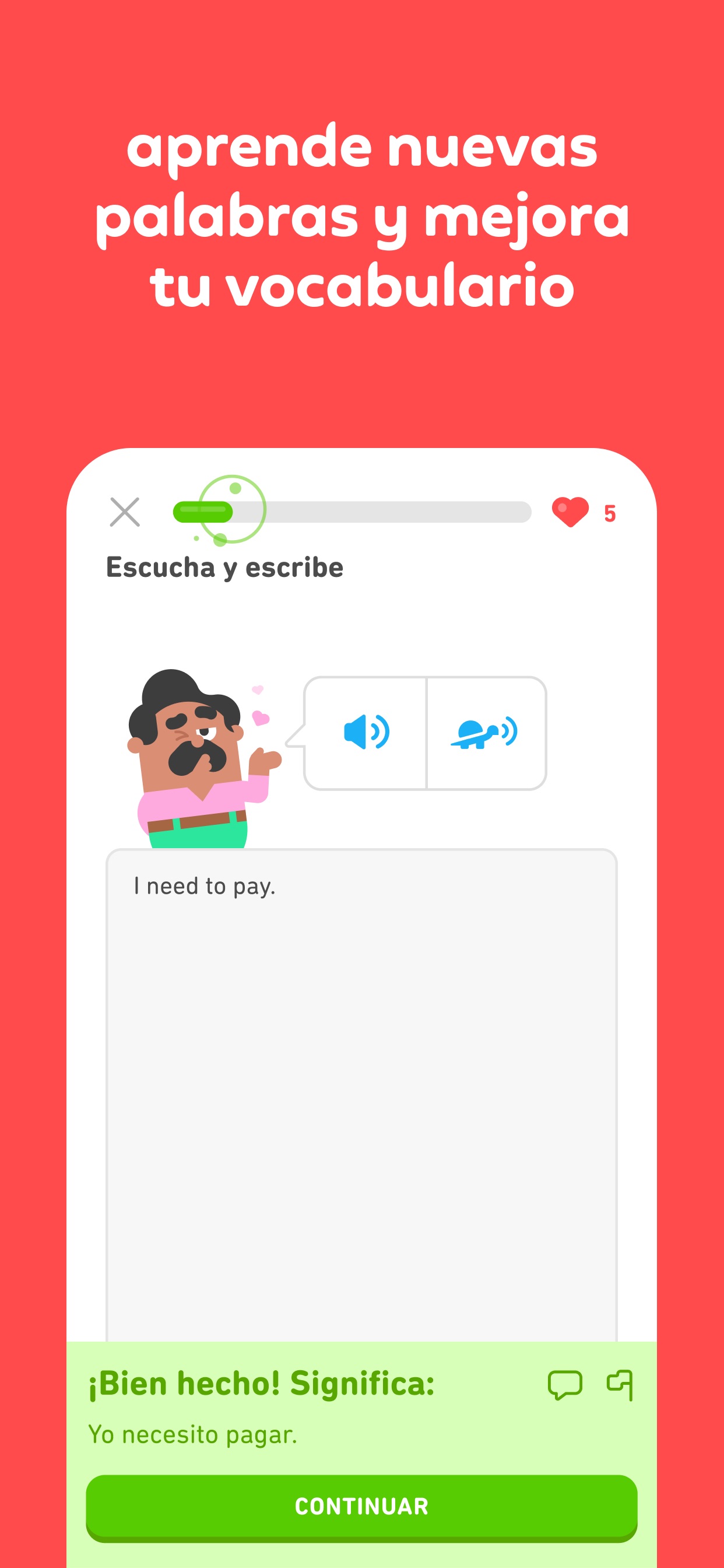 Captura de pantalla de Duolingo: Revolucionando el Aprendizaje de Idiomas con Gamificación Inteligente