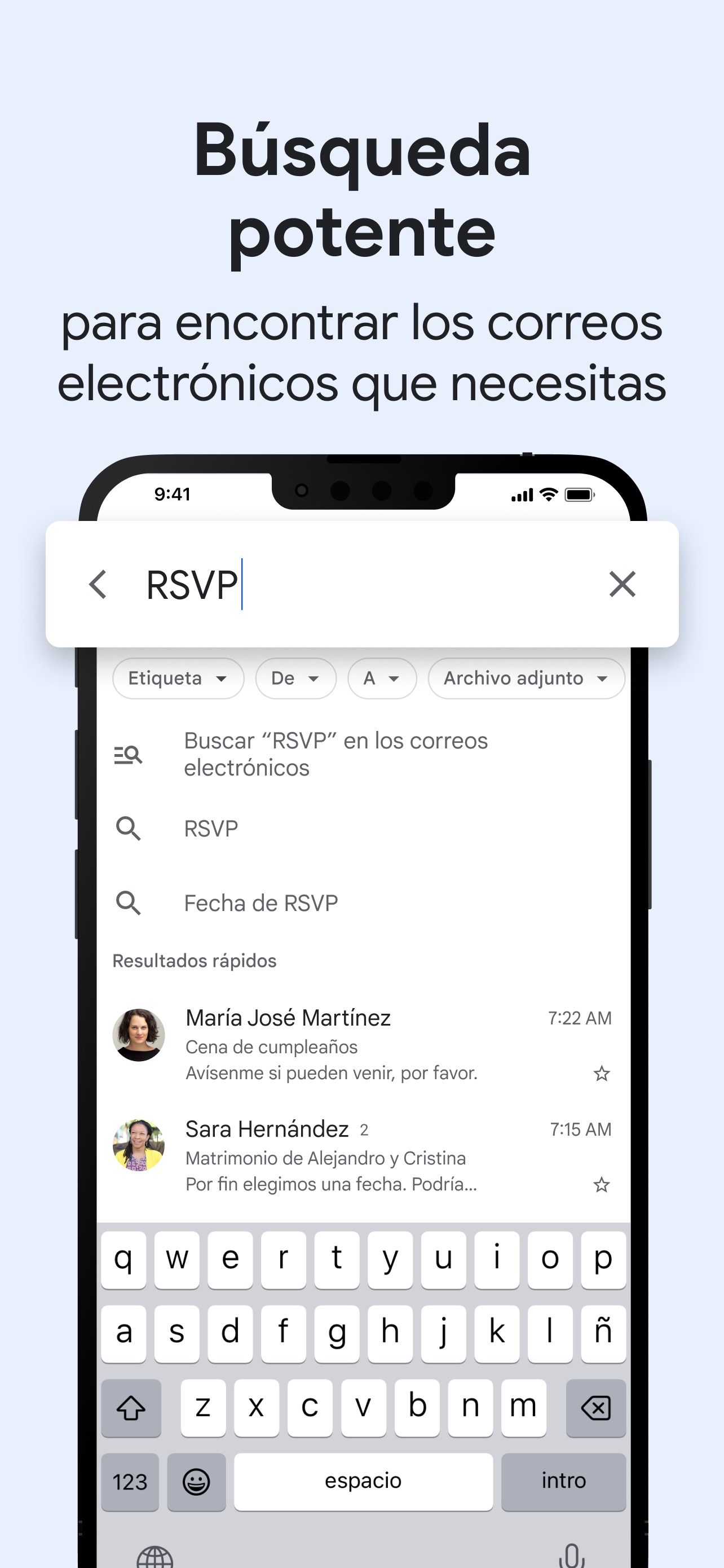 Captura de pantalla de El correo electrónico de Google: Análisis Completo de la App