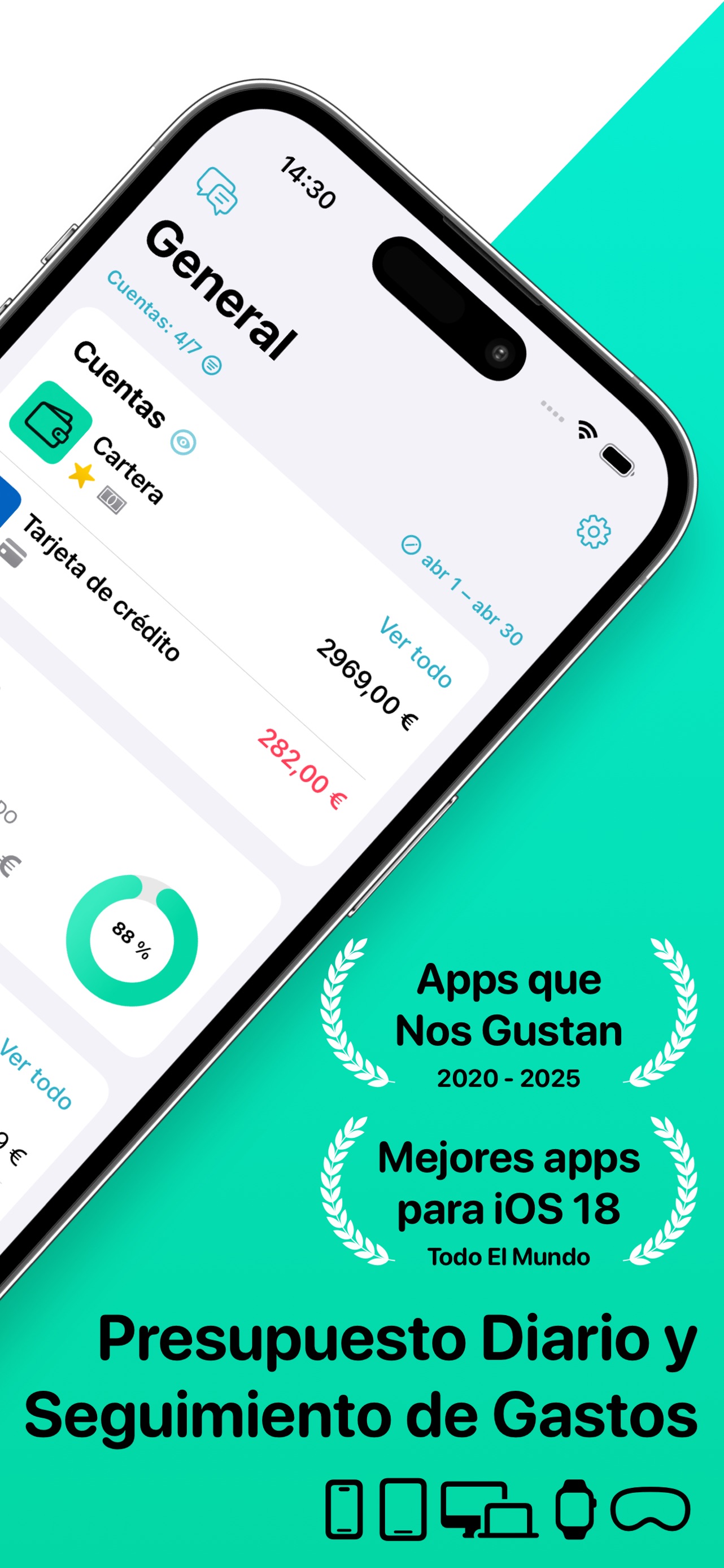 Captura de pantalla de Finanzas Personales MoneyCoach: Análisis Completo de la App