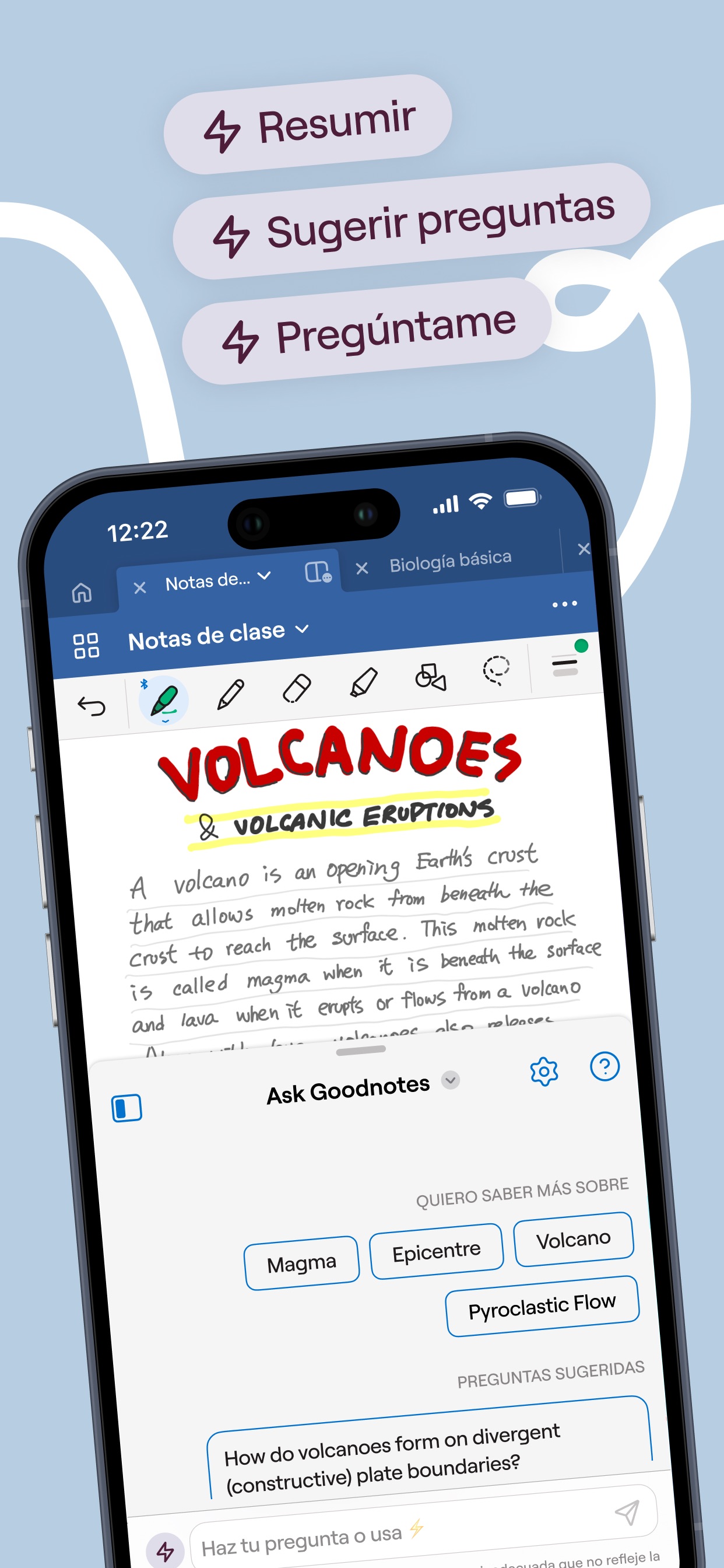 Captura de pantalla de Goodnotes 6: AI Notes & Docs: Análisis Completo de la App