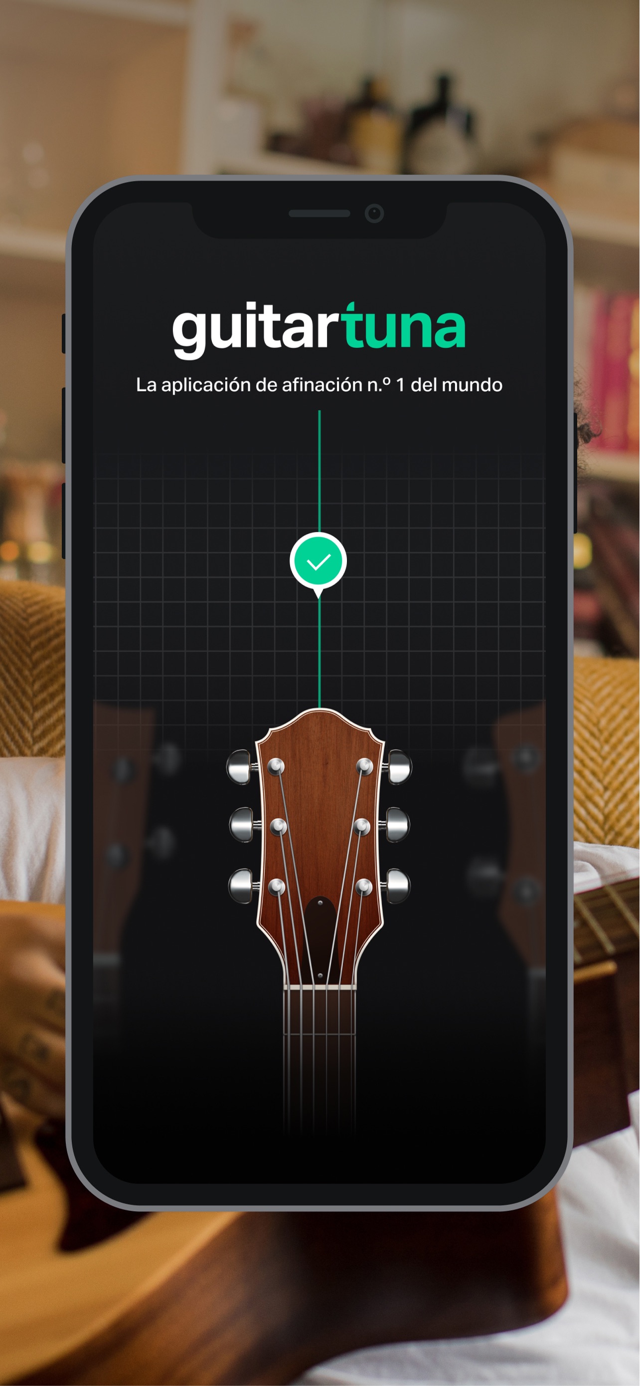 Captura de pantalla de GuitarTuna: Afinador, Acordes: Análisis Completo de la App