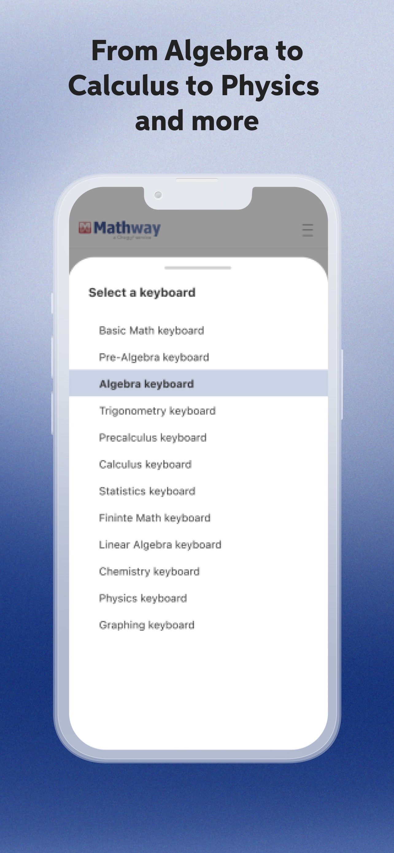 Captura de pantalla de Mathway - Solución matemática: Análisis Completo de la App