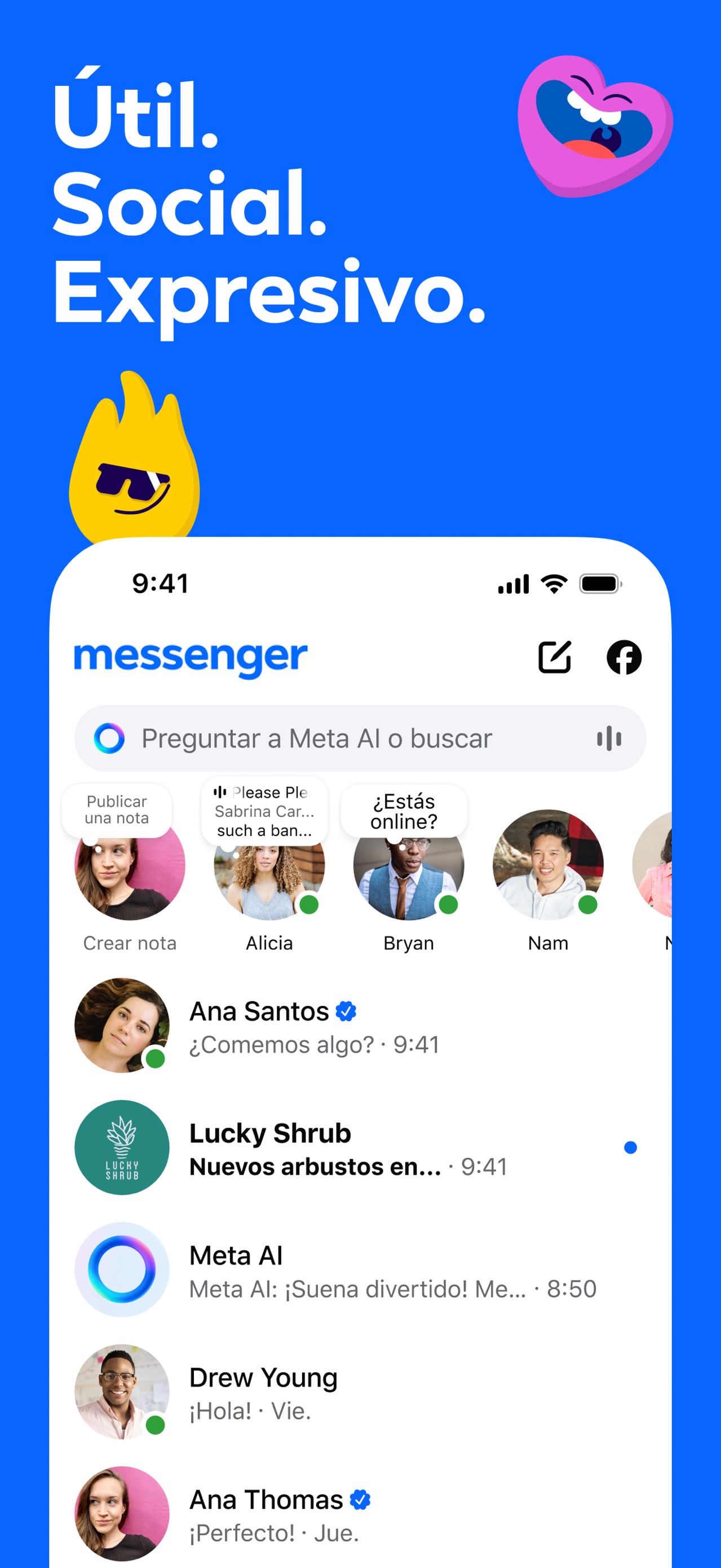 Captura de pantalla de Messenger: La Evolución de la Comunicación Social en iOS