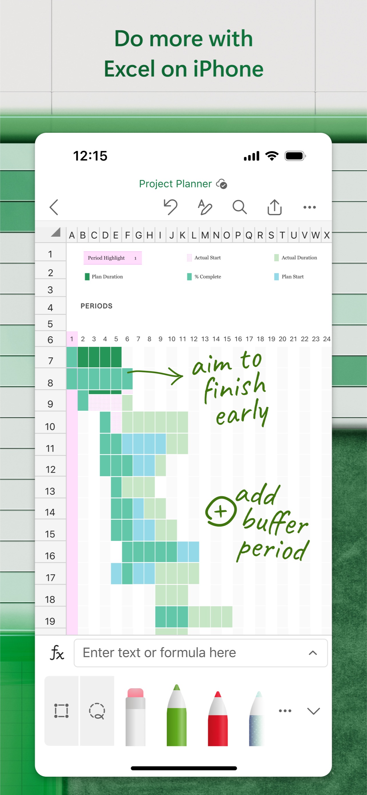 Captura de pantalla de Microsoft Excel: La Evolución de las Hojas de Cálculo en la Era Móvil