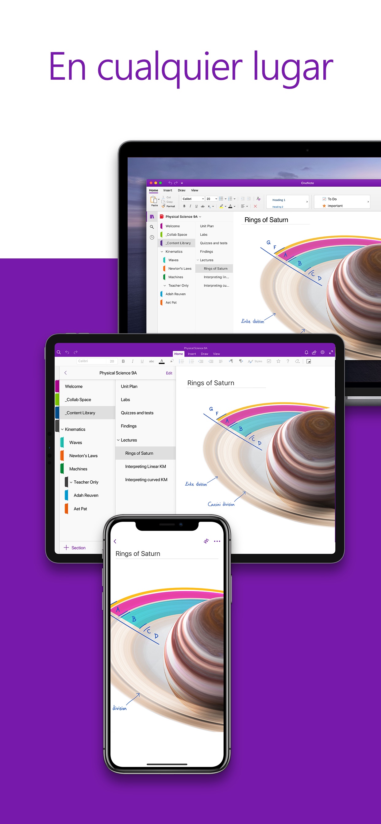 Captura de pantalla de Microsoft OneNote: Análisis Completo de la App