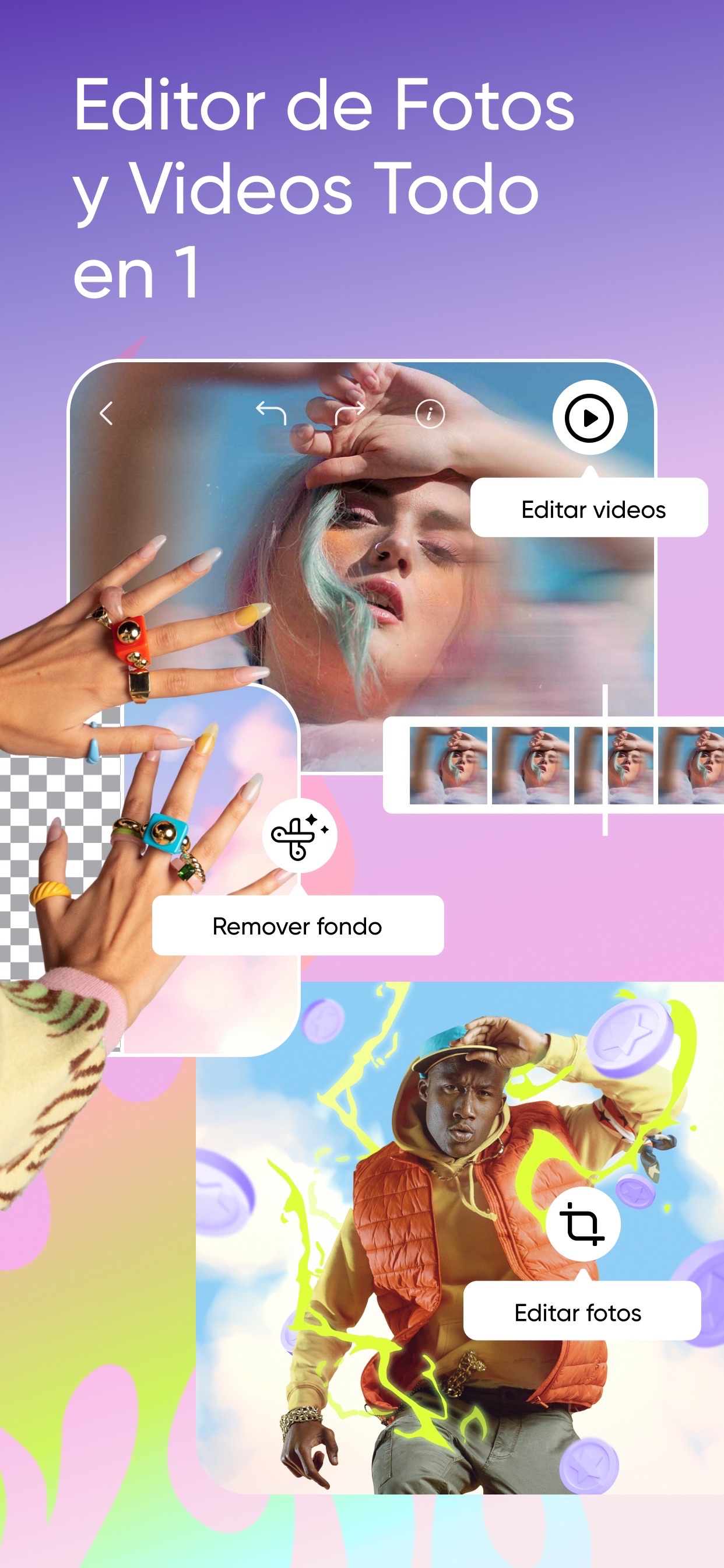Captura de pantalla de Picsart IA: Editor de Fotos AI: Análisis Completo de la App