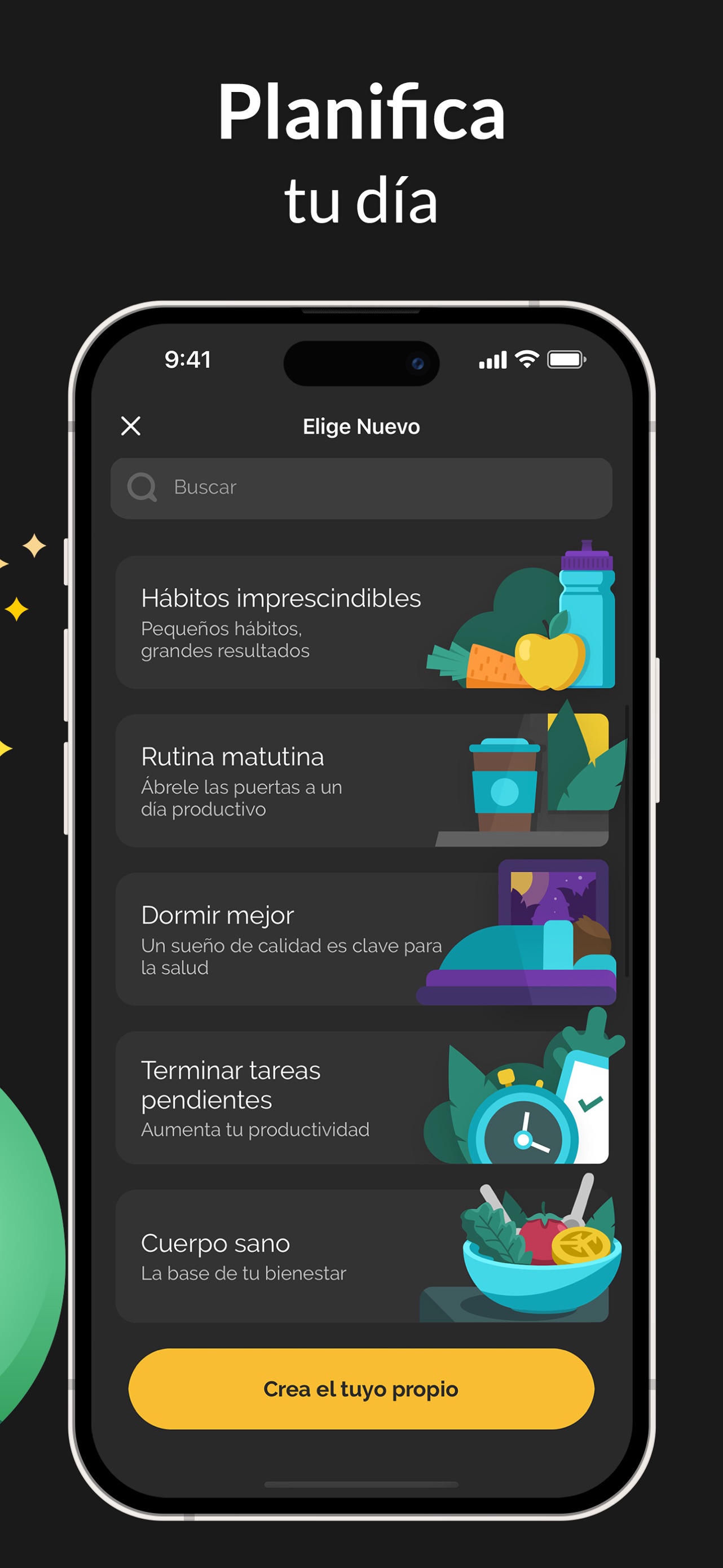 Captura de pantalla de Productive: La Revolución de los Hábitos Saludables en iOS