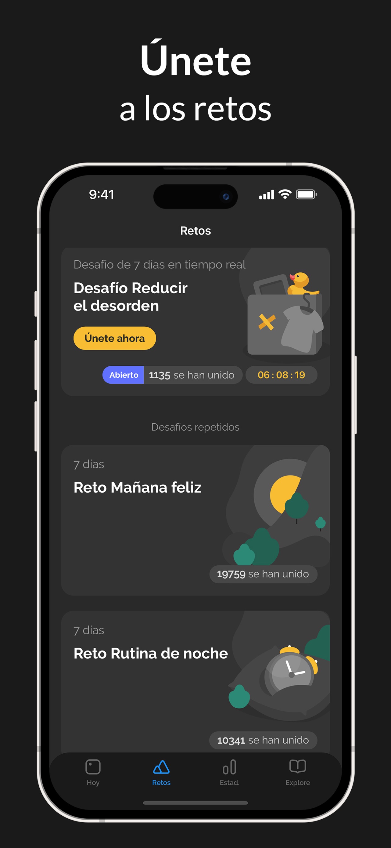 Captura de pantalla de Productive: La Revolución de los Hábitos Saludables en iOS