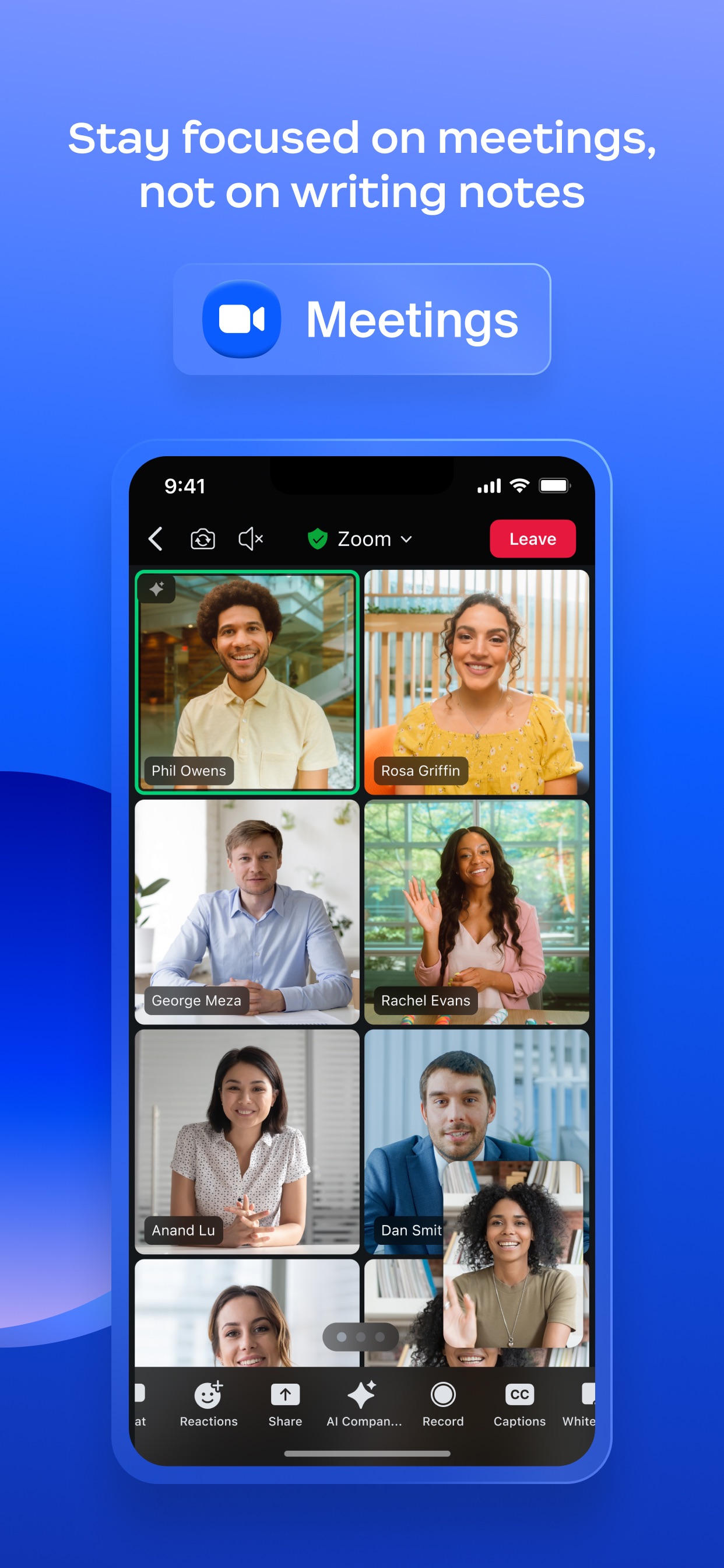 Captura de pantalla de Zoom Workplace: Redefiniendo la Colaboración Empresarial en la Era Digital